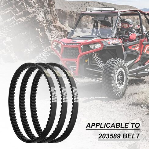 3 قطع حزام محرك Go Kart، حزام محول عزم الدوران المقوى 30 سلسلة ATV لتصنيع المعدات الأصلية # 5959 و203589، استبدال حزام نقل محرك الكارت، متوافق مع 285B 286B 286U in Kuwait