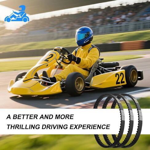 3 قطع حزام محرك Go Kart، حزام محول عزم الدوران المقوى 30 سلسلة ATV لتصنيع المعدات الأصلية # 5959 و203589، استبدال حزام نقل محرك الكارت، متوافق مع 285B 286B 286U in Kuwait