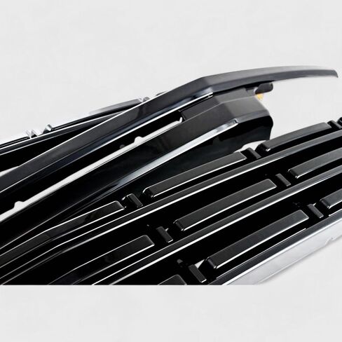 Trim Illusion Chrome Delete Gloss Black Front Grille Overlay for 2021-2024 Chevrolet Suburban & Tahoe | Easy No-Tool Install | US Patented in Kuwait