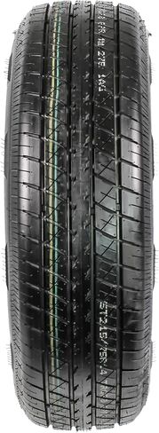 eCustomrim إطار مقطورة شعاعي ST215 / 75R14 Load C 14 بوصة 5 العروة على 4.5 مركز أفالانش حافة ألومنيوم سوداء in Kuwait