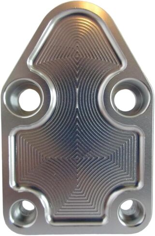 Polished Aluminum Billet Oil Pump Block Off Plate With Gasket And Bolts, For sbc 283 327 350 400 Small Block Chevy Engines, Oil Pump Block Off Plate Part Numb 2071 in Saudi Arabia