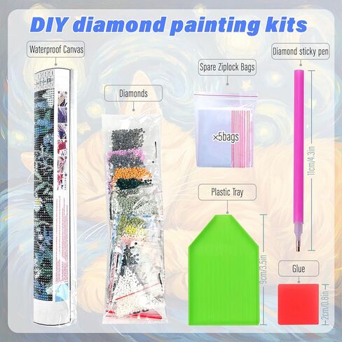 RYMILIE Rustic Country-Style Flowers Diamond Art,Charming Vintage Wildflower Glass Bottle Diamond Art Kits for Adults Beginner,5D DIY Full Drill Diamond Painting Gem Art, Home Wall Art (12x16 inch) in Saudi Arabia