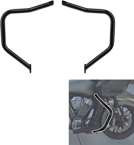 XMT-MOTOHighway Engine Guard Crash Bar Fit for Indian Pursuit Dark Horse 2022-2026 Black in Kuwait