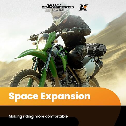 حامل أمتعة الدراجة النارية من maxpeedingrods رف خلفي لسلسلة Kawasaki KLX250S KLX300 Enduro لعام 2009-أحدث in Kuwait