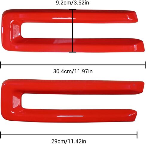 Red Front Bumper Grille Grill Covers Overlay 2019 2020 2021 2022 2023 2024 for Dodge Ram 2500 3500 4500 5500 U Bar Insert Cover Not the Replacement ABS in Saudi Arabia