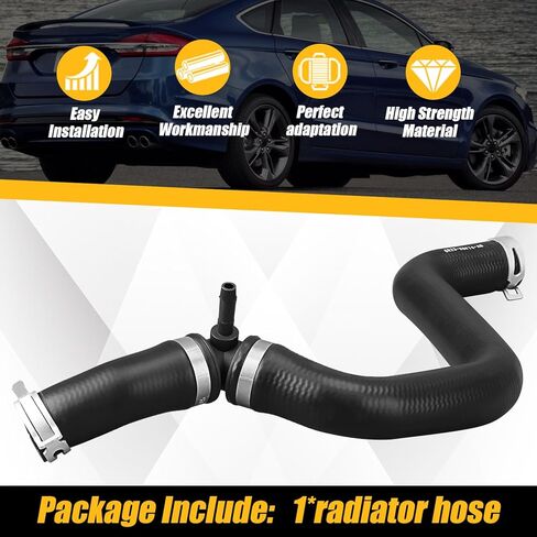 خرطوم المبرد العلوي HG9Z-8260-A متوافق مع Ford Fusion 2.0L L4 2017-2020 متوافق مع Ford Fusion 2.7L V6 2017-2019 متوافق مع Lincoln MKZ 2.0L L4 2017-2020 استبدل HG9Z8260A HG938B274AA in Kuwait
