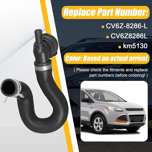 Radiator Coolant Hose Compatible with Ford Escape 1.6L L4 2013-2016 Replace CV6Z-8286-L CV6Z8286L KM5130 in Kuwait