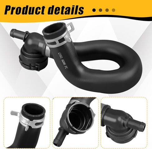 Radiator Coolant Hose Compatible with Ford Escape 1.6L L4 2013-2016 Replace CV6Z-8286-L CV6Z8286L KM5130 in Kuwait