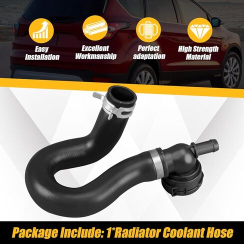 Radiator Coolant Hose Compatible with Ford Escape 1.6L L4 2013-2016 Replace CV6Z-8286-L CV6Z8286L KM5130 in Kuwait