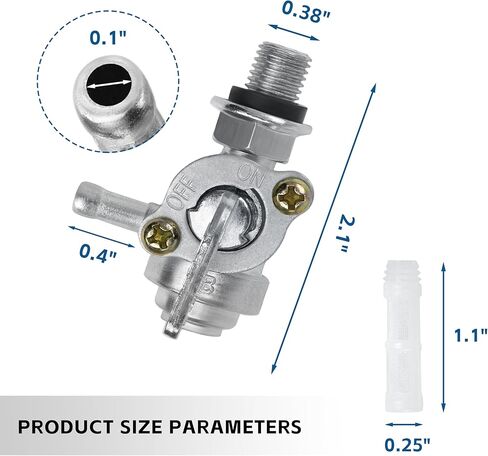 Generator Fuel Tank Shut Off Valve M10X1.25mm for Champion 28-1783-V，310574GS in Saudi Arabia