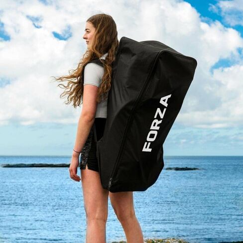 حقيبة AQUATEC Paddle Board المقاومة للماء - حقيبة ظهر شديدة التحمل لألواح التجديف القابلة للنفخ وزوارق الكاياك| قياسي أو بعجلات | إغلاق بسحاب قوي | أشرطة مبطنة قابلة للتعديل in Kuwait