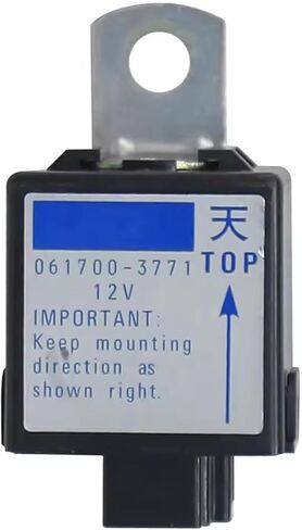 Stop Solenoid Relay 12V 061700-3770 0617003770 Fits For Kubota B1550D B2150E B7410D BX1830D BX2350D BX2370 L3010DT L3300DT L3410DT L3710DT L4200DT in Kuwait