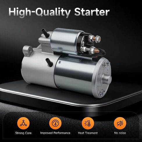 Ford Starter متوافق مع 00-05 Excursion، 99-13 Expedition F-150 F-250 F-350 F-450 F-550 Super-Duty Lincoln Navigator، 05-10 موستانج، 99-13 V8 V10 4.6 5.0 5.4 6.2 6.8L استبدال 4L34-11000-AA 6646 ن in Kuwait