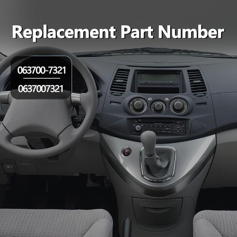 AC Heater Blend Door Flap Actuator 7 Pin Compatible with Mitsubishi Grandis 2004-2012 Replaces 063700-7321 0637007321, Auto Climate Control Flap Actuator Motor in Kuwait