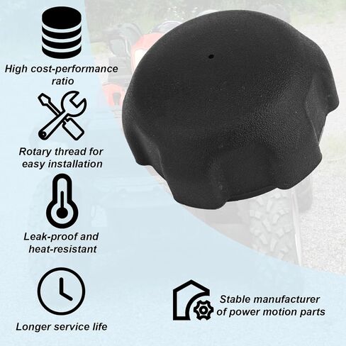 Fuel Cap, Polyethylene Gas Tank Cap Replacement Parts Compatible with Can Am 2018-Up Models Maverick X3 Trail Sport Defender Commander Traxter 100 700 800 Accessories in Kuwait