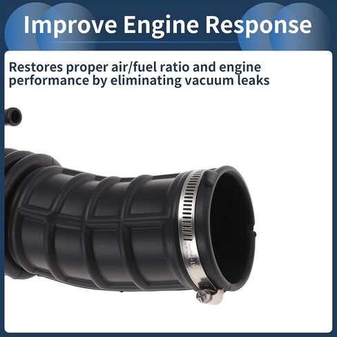 Engine Air Intake Hose for Nissan Cube Z12 Air Intake Duct No.16576-1KA0A Plastic Clamp 1 Set in Kuwait