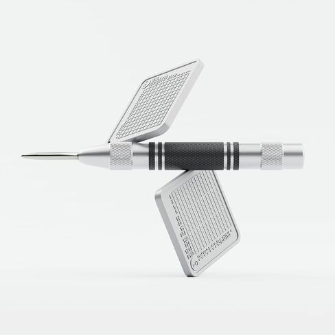 OneKey KeyTag- Crypto Seed Backup (2pcs with Punch Tool), Up to 24 Words Support BIP39 Cypto Wallets, Titanium Plate, Cold Storage Cryptocurrency Compatible with Ledger, Trezor, Safepal, Keepkey in Saudi Arabia