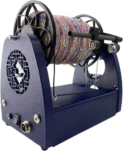 12V Electric Yarn Wheel Kit, 3 Spools, 8oz Capacity, 800 RPM, 12mm Aperture - Ideal for Wool, Silk, and Fiber Weaving, Professional Quality Spinning Tool in Kuwait