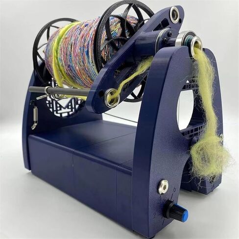 12V Electric Yarn Wheel Kit, 3 Spools, 8oz Capacity, 800 RPM, 12mm Aperture - Ideal for Wool, Silk, and Fiber Weaving, Professional Quality Spinning Tool in Kuwait