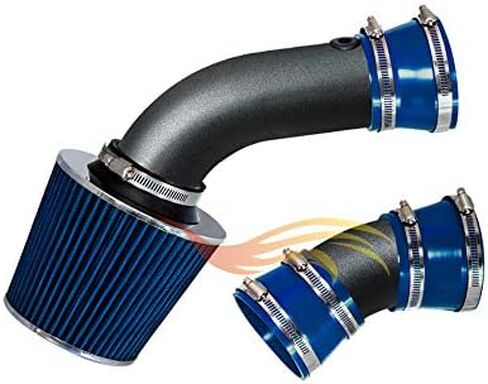 RW SERIES - MATTE BLACK PIPE BLUE - SHORT RAM INTAKE Compatible For CHEVY/GMC C10 K10 C1500 C2500 in Kuwait