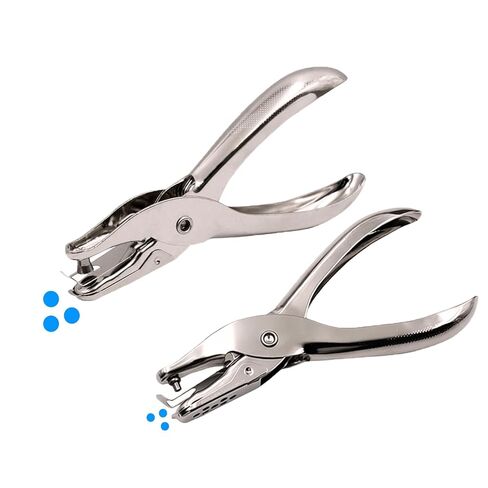 Small Single Hole Punch for Crafting - 1/8" & 1/4" One Hole Puncher, Full Metal Handheld Circle Punch for Paper Crafts in Saudi Arabia