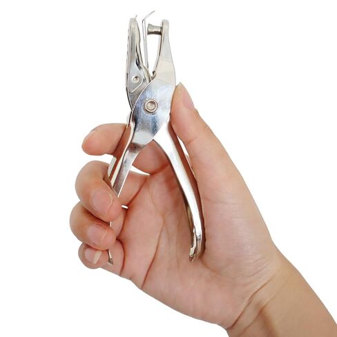 Small Single Hole Punch for Crafting - 1/8" & 1/4" One Hole Puncher, Full Metal Handheld Circle Punch for Paper Crafts in Saudi Arabia