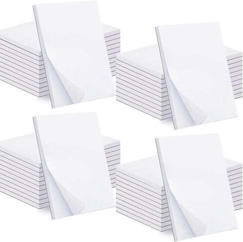 Beieverluck 40 Pack Note Pads 4x6, Small Notepads Memo Pads, 50 Sheets Per Note Pad, Blank Scratch Pads Mini Notepad for Grocery Shopping To Do Lists Writing Quick Notes Work Home Office in Kuwait
