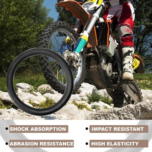 2-Pcs 2.25/2.50-19 Inner Tube, 70/100-19 Dirt Bike Inner Tube,2.25-19 2.50-19 Inner Tube with Straight Valve Stem in Saudi Arabia