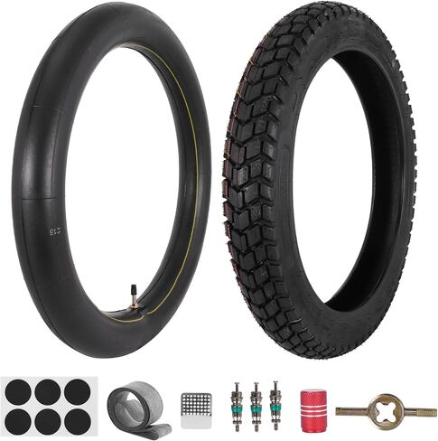3.00-17 Heavy Duty Dirt Bike Tire, 3.00-17 Off Road Tire and Tube Set for Dirt Pit Bike Motorcycle - Front/Rear Tire - 6PR 50P TT - 1 Pack in Kuwait