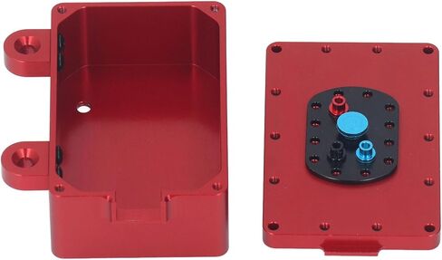 RC Box, Aluminum Alloy RC Car Sealed Box/Cover for 1/10 Crawler Cars, Lightweight and Durable Protection for Car Equipment (Blue) in Kuwait