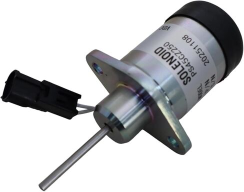 12V Fuel Shut off Solenoid PS45CZ250 Fits for Kubota V2203 V2607 V3300 V3307 V3800 V3800DI D1503 Engine in Saudi Arabia