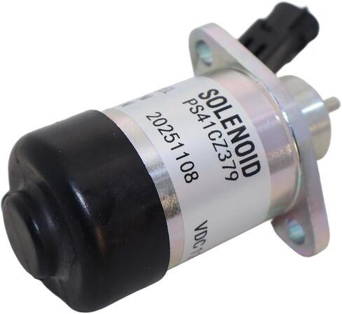 12V Fuel Shutoff Solenoid PS41CZ379 29-70345 Fits for Kubota V2607 V3307 Tractor in Saudi Arabia