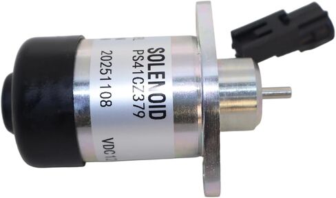 12V Fuel Shutoff Solenoid PS41CZ379 29-70345 Fits for Kubota V2607 V3307 Tractor in Saudi Arabia