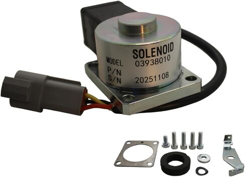12V Solenoid Valve 01660911 01660910 03938010 Fits for Hatz 3L31C For LM Diesel Engines in Saudi Arabia