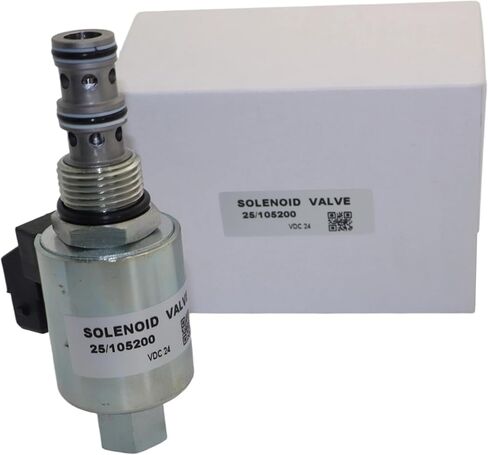 24V Solenoid Valve 25/105200 Fits for JCB 214 215 216 217 1400B 1550B 1600B 1700B 3C 3CX 3D 3DX 4C 4CN 4CX Backhoe Loader in Saudi Arabia