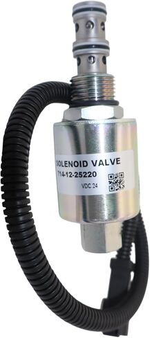 24V Solenoid Valve 714-12-25220 7141225220 For Komatsu WA270-8 WA320-7 WA320-8 WA380-5 WA380-6 WA400-5 WA430-5 WA430-6 WA470-5 WA470-6 WA470-8 WA480-5 WA480-6 Wheel Loaders in Saudi Arabia