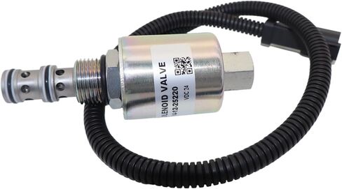24V Solenoid Valve 714-12-25220 7141225220 For Komatsu WA270-8 WA320-7 WA320-8 WA380-5 WA380-6 WA400-5 WA430-5 WA430-6 WA470-5 WA470-6 WA470-8 WA480-5 WA480-6 Wheel Loaders in Saudi Arabia