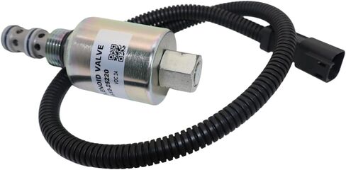 24V Solenoid Valve 714-12-25220 7141225220 For Komatsu WA270-8 WA320-7 WA320-8 WA380-5 WA380-6 WA400-5 WA430-5 WA430-6 WA470-5 WA470-6 WA470-8 WA480-5 WA480-6 Wheel Loaders in Saudi Arabia