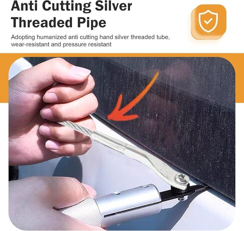 Car Windshield Removal Tool, Windshield Trim Disassembly Tools, Auto Glass Metal Removal Stripper Knife, Universal for SUV, Sedan, Truck (Silver) in Saudi Arabia