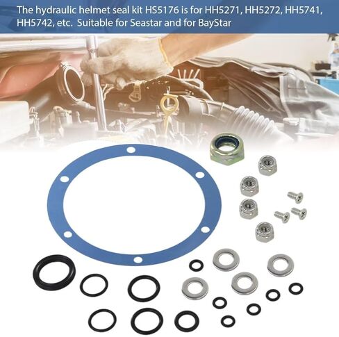 مجموعة إعادة بناء سدادة الخوذة الهيدروليكية تناسب موديلات SeaStar BayStar HH5744، HH5271، HH5217، HH5761 HH5721 in Kuwait