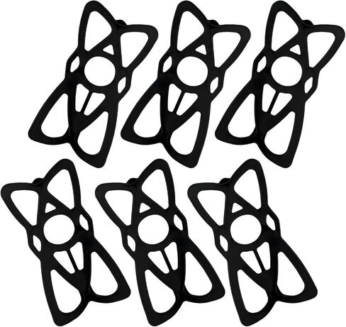 6 PCS Motorcycle Phone Mount Tether, Non-Slip Silicone Security Band Motorbike Phone Holder Grip Strap, Resilient Cellphone Mount Tether for Motorcycle Bicycle Scooter in Saudi Arabia