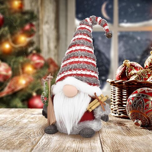 Handcraft Plush Gnome Doll for Home Decoration in Christmas and New Year, 20 Inch Cute Scandinavian Tomte Dwarf, Sweet Gift for Children and Friends (Red) in Saudi Arabia