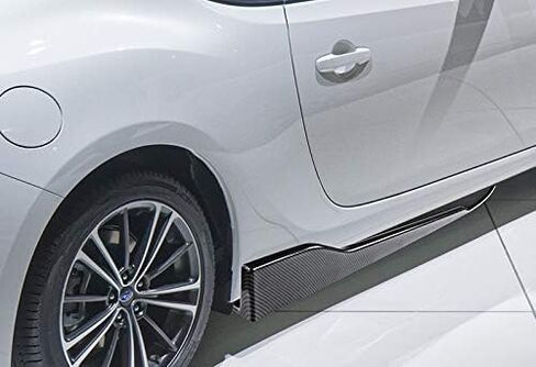 STAY-TUNED، 5 قطع ABS CS-Style طقم الجسم المصد الأمامي للشفاه + تنانير جانبية عالمية 31 بوصة × 4 بوصة، متوافقة مع 2006-2008 Honda Civic 2DR/Coupe، ملحق خارجي (مطلي بالكربون) in Kuwait