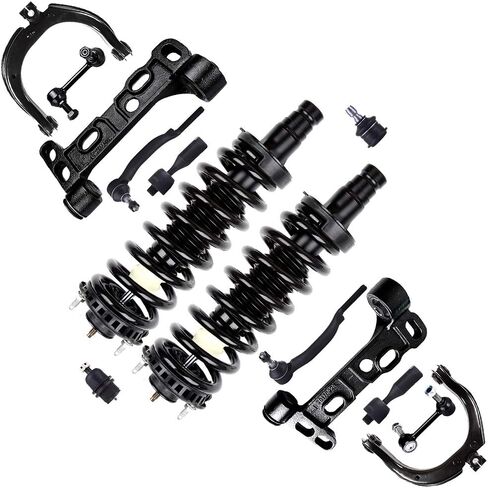 14pcs Front Struts and Shocks Complete Assembly Suspension Kit for 2004-2007 for Buick Rainier,2004-2007 for Chevrolet Trailblazer,2004-2005 for Chevrolet Trailblazer EXT,2004-2007 for GMC Envoy in Kuwait