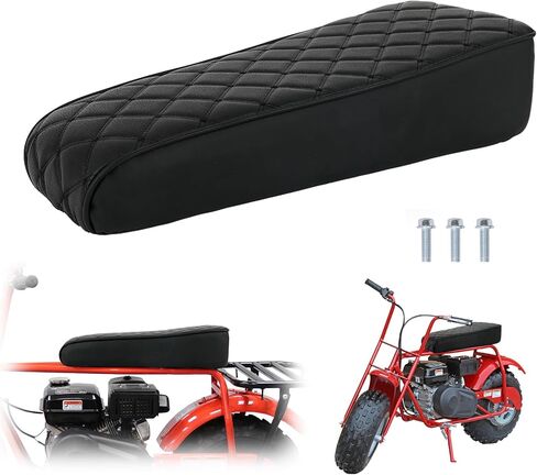 Mini Bike Seat Replacement for 19'' Coleman CT200u 196cc CT200 200cc, OEM Fit, Waterproof Black Saddle Assembly in Kuwait