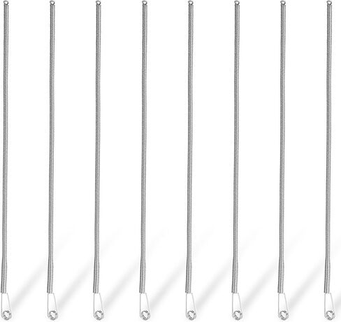8Pcs Drawstring Threader Tool, Hoodie String Threader, Hoodie Drawstring Replacement, Spring Flexible Elastic for Pants, Sweatpants, Jackets, Trunks in Kuwait