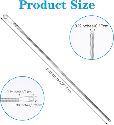 8Pcs Drawstring Threader Tool, Hoodie String Threader, Hoodie Drawstring Replacement, Spring Flexible Elastic for Pants, Sweatpants, Jackets, Trunks in Kuwait