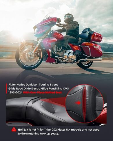 مسند ظهر للسائق قابل للتعديل ومسند ظهر للدراجة النارية مع أكياس تخزين لدراجة Harley Davidson Touring Street Glide Road Glide Road King Electra Glide in Kuwait