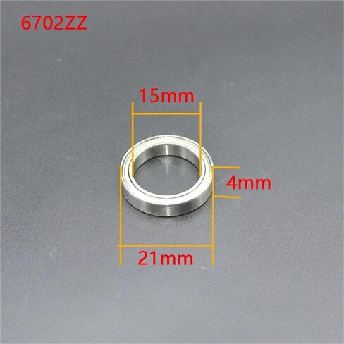 5/2 قطعة 6700ZZ 6701ZZ 6702ZZ 6703ZZ 6703ZZ 10x15X4mm ature ختم كرة أخدود عميقة تحمل (6702ZZ ، 2 قطعة) in Kuwait