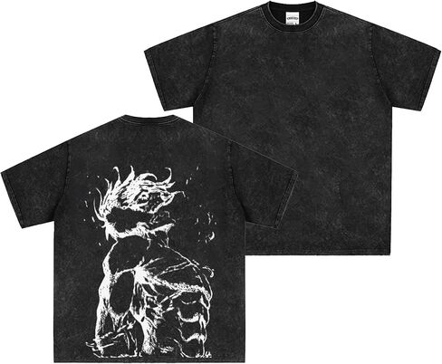 AOT Yeager Manga T-Shirt Japanese Anime Top AOT Shirt in Saudi Arabia